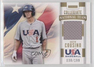 2013 Panini USA Baseball Box Set 30/199 Austin Cousino #8 a2v