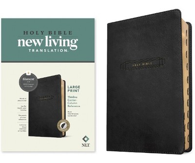 Tyndale House P NLT Large Print Thinline Center-Colu (Leather Bound) (US IMPORT)