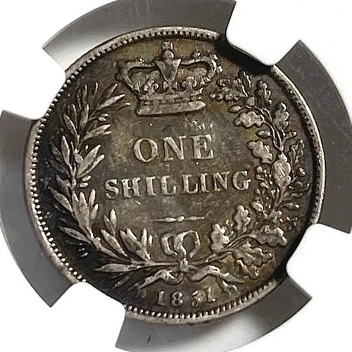 Photo of a 1851 Victoria Shilling from an eBay listing that sold on Jul 1, 2026