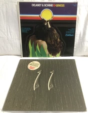 2 album lot - DELANEY & BONNIE - GENESIS & Motel Shot - lp vinyl - 1970's