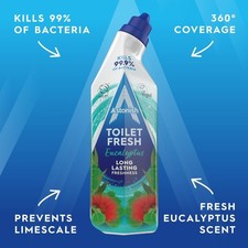 Toilet Fresh Gel – Eucalyptus, 750ml, Kills 99.9% Bacteria & Prevents Limescale 5.99 per litre