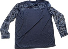 Hawaii In Gear Shirt Men s XL Long Sleeve Rash Guard Surf Swim UPF 50 Plus 15 OF