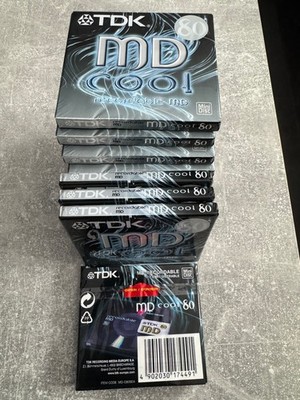 TDK MD 80 cool recordable MiniDisc - 15 Stück - NEU OVP
