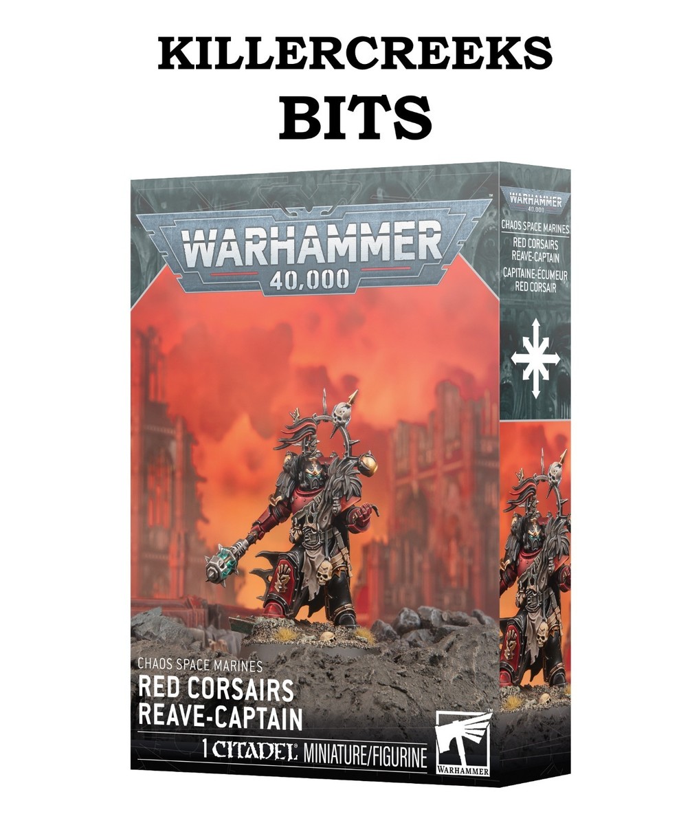 40K Chaos Space Marines Red Corsairs Reave-Captain Bits Bitz Multi