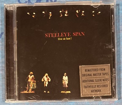 Live at Last   Steeleye Span (Remastered CD, 1997, Beat Goes On Records BGO)