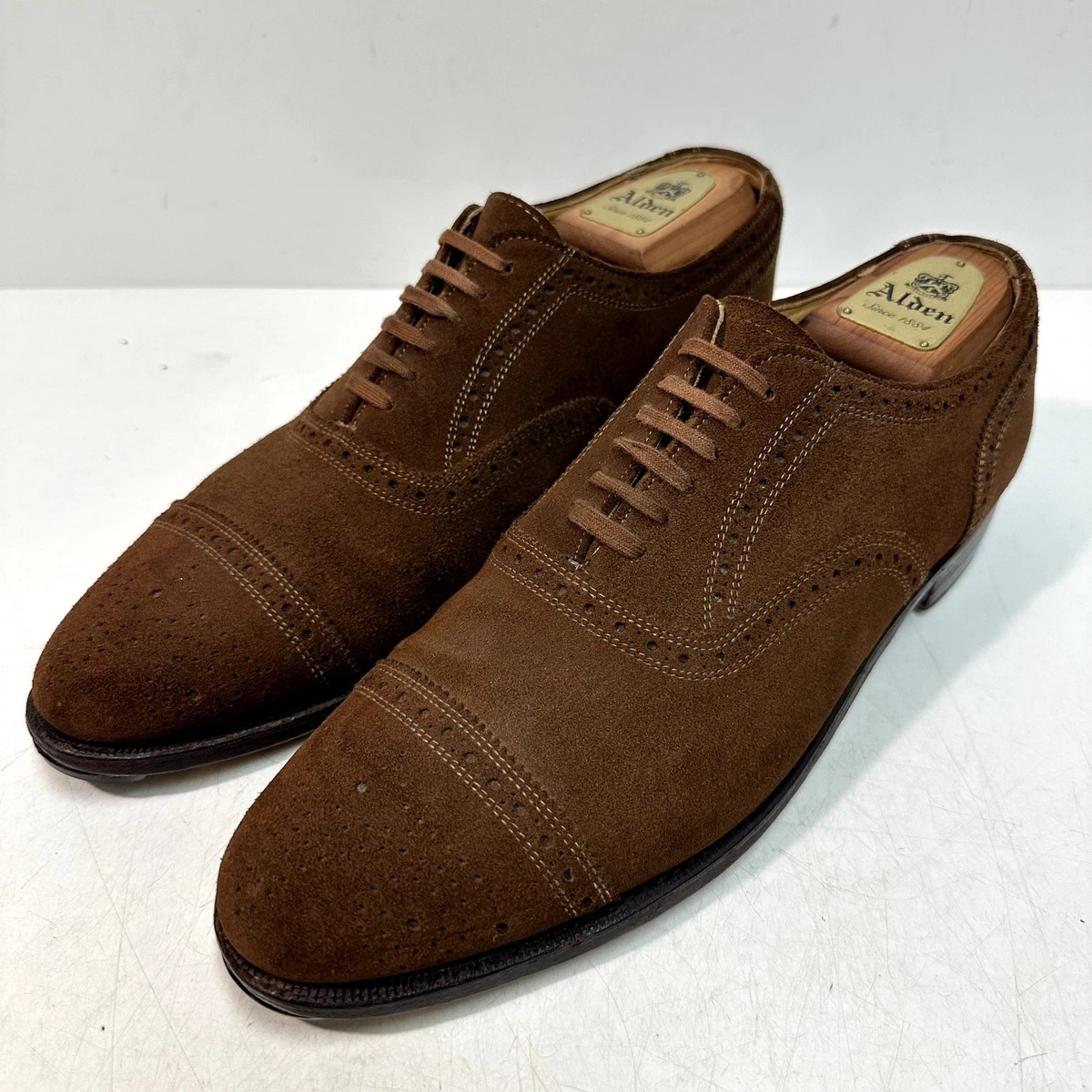 Polo by Ralph Lauren Orrick Men\'s Taupe Suede Oxford Shoes with Red Sole Size 9D Polo Ralph Lauren Shoes Mens Size 8D Burgundy Leather Orrick  main image 3