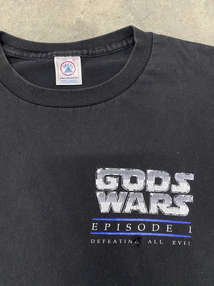 Camiseta Parodia Jesús Star Wars Años 90 Vintage Foto 3 de 4