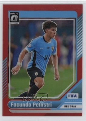 2024-25 Panini Donruss FIFA Optic Red Prizm 34/299 Facundo Pellistri #35 16q5