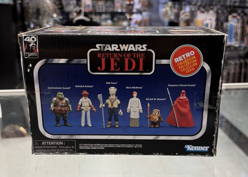 Star Wars Hasbro Retro Collection Return of the Jedi 3.75" Set Figure 6 Pack