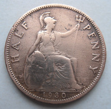 1930 HALFPENNY HIGHLY POLISHED