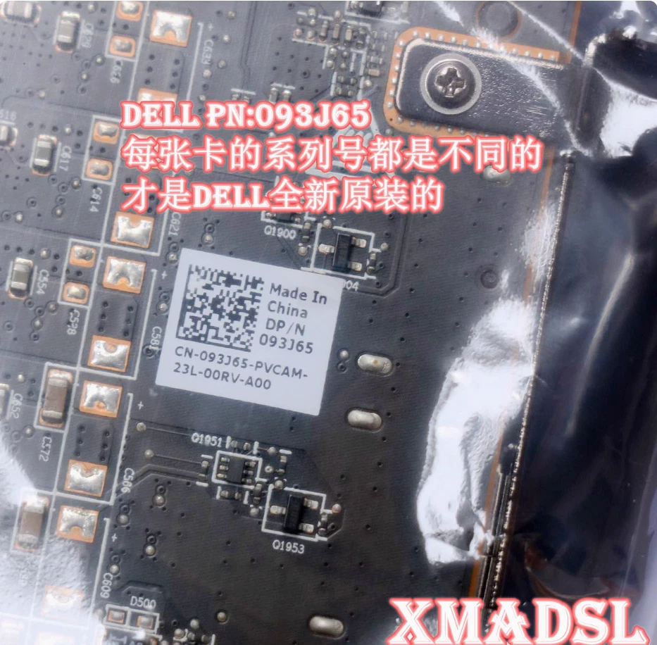 New DELL AMD Radeon Pro W5500 graphics card graphics 4DP 93J65 093J65 - Image 3 of 4