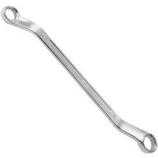 TOP Double-Ended Open-End Wrench, 16x18mm, 45° Offset, Forged, Made in Japan