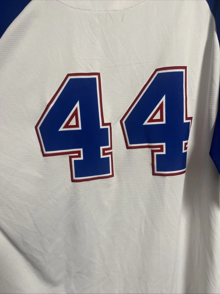 Camiseta deportiva oficial Nike Atlanta Braves Throwback Hank Aaron para hombre XXL Cooperstown Foto 3 de 4