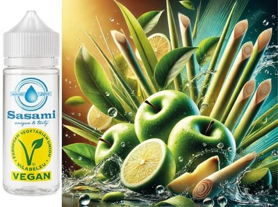 Eden Zest - Apfel-Zitronengras Aroma Konzentrat - Vegan - Sasami - 10ml