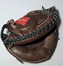 Rawlings Renegade Lite Toe RSCM Catchers Mitt Glove Brown Leather RHT Throw