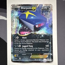 Pokémon Sharpedo EX 91/160 XY Primal Clash Full Art Ultra Rare Holo Basic 170 HP
