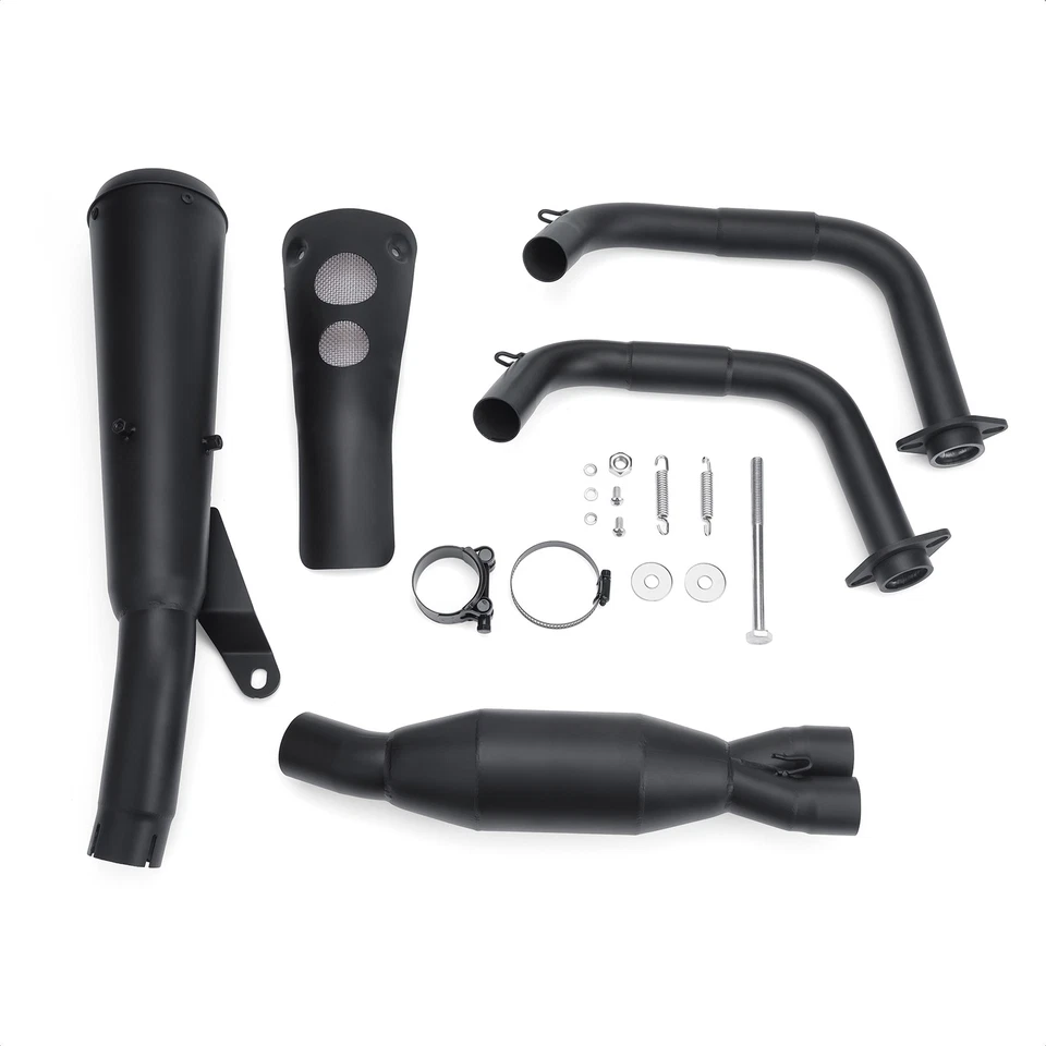 Full System Exhaust Muffler Header Pipe Set For Kawasaki Vulcan S 650 2015-2025 — 第 3/4 张图片