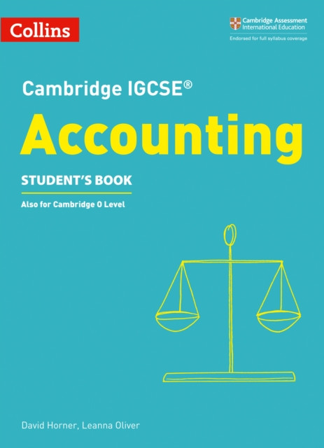 Cambridge IGCSE™ Accounting Student's Book by David Horner (Paperback Book)