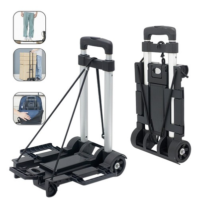 #ad Heavy Duty Platform Cart Dolly Folding Moving Luggage Hand Truck Trolley 70lbs $19.89