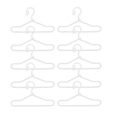 10 Pcs Mini Doll Clothes Hangers Alloy Material Doll Closet Hangers For Dolls