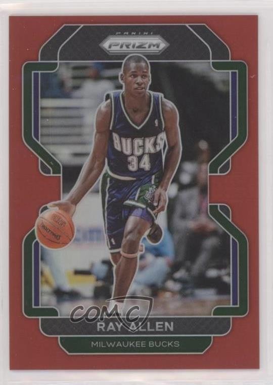 2021-22 Panini Prizm Red Prizm 266/299 Ray Allen #251 HOF s3g