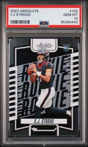 2023 PANINI ABSOLUTE #102 CJ STROUD ROOKIE RC PSA 10