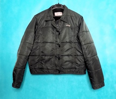 Vintage SCHOTT Bomberjacke y2K blau grau Gr. L