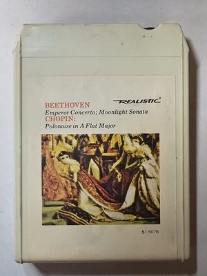 Beethoven Piano Concerto No.5 & Chopin Polonaise A-Flat Major 8-Track Tape