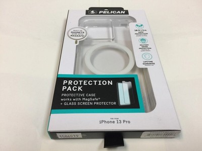 Pelican Protection Pack Clear (MagSafe) Case + Screen Protector | iPhone 13 Pro