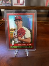 2025 Topps Heritage - Ryan Helsley #9 Chrome Red Refractor SSP  /5