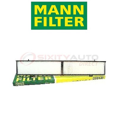 MANN FILTER Cabin Air Filter for 2007-2008 BMW 328xi 3.0L L6 - Filtration xd