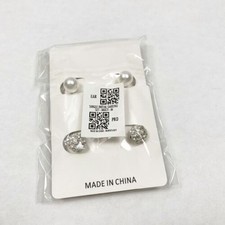 Marley Lilly Womens Pack Of Two Post Earrings M Initial On Back NEW