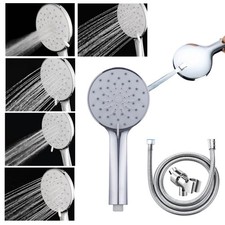 High Pressure Adjustable Bathroom Handheld Shower Head Spray Hose With Holder
