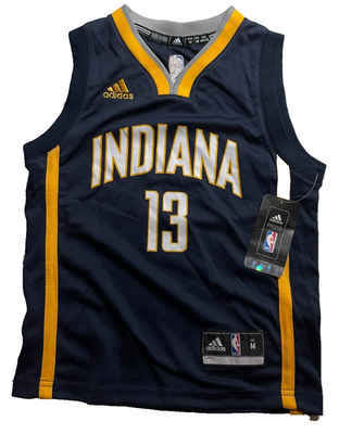  x NBA Indiana Pacers ユニフォーム 13 Adidas Indiana Pacers Paul George #13 Youth Jersey Blue NBA Kids M