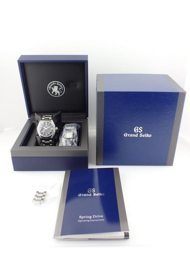 Grand Seiko Spring Drive Ginza Wako Limited Edition SBGA457 40mm Box Black Men's
