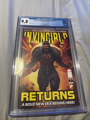 INVINCIBLE RETURNS: FACSIMILE EDITION #1 CGC 9.8 RYAN KINCAID C2E2