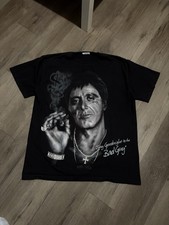 VINTAGE 90s SCARFACE “say goodnight to the bad guy” black movie promo tshirt XL
