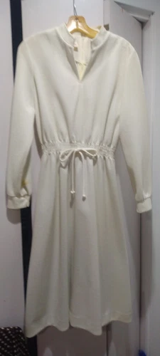 OFF WHITE Abito da carriera Verona bianco sporco vintage anni 80 medio *macchia*