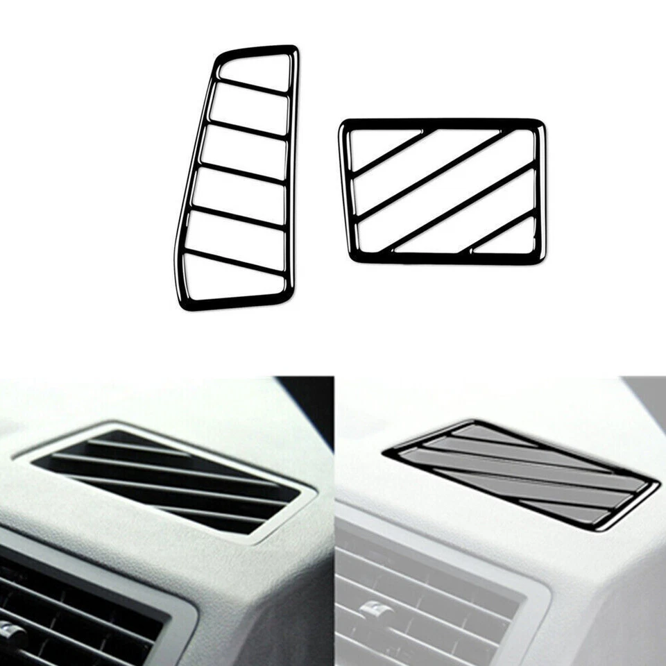 Juego completo de molduras de cubierta interior de auto negro piano para Dodge Challenger 2008-2014 Foto 3 de 4