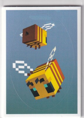 Panini Minecraft Treasure Sticker 2021 Nr. 8 Explore the Overworld Forest