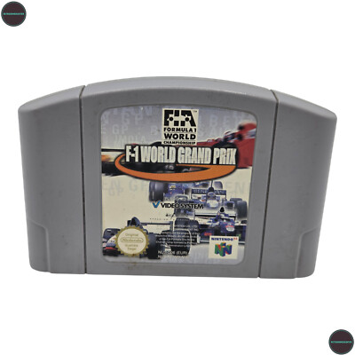 F-1 World Grand Prix Nintendo N64 Spiel PAL Paradigm 1998
