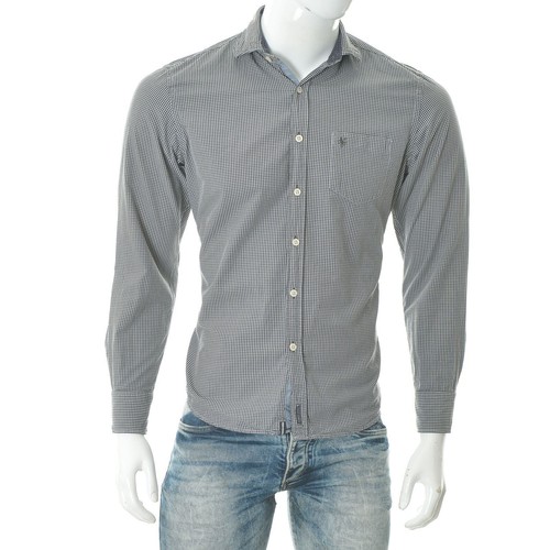 Marc O Polo Men's Soft Peach Regular Fit Shirt One Pocket Gingham Long Sleeve M - Picture 2 of 7