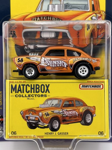 2021 Matchbox Collectors Henry J Gasser Orange Sunset Rocket #06/20 - Picture 2 of 2
