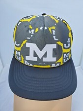Vintage 1983 University of Missouri Mizzou Snapback Hat Cap USA Made Black Mesh
