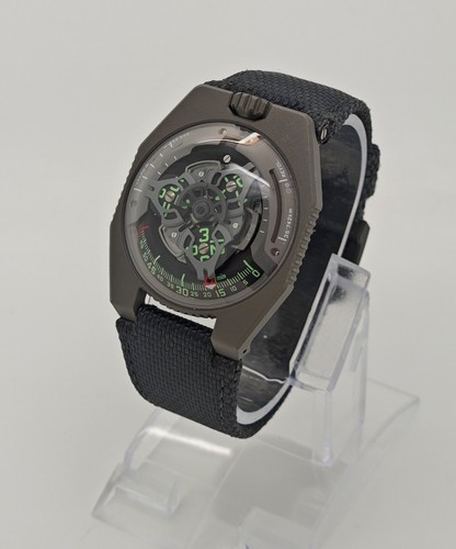 Urwerk Limited Edition 41mm UR 100 Gun Metal Titanium Watch 1 ...