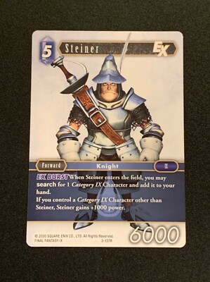 Steiner 3-137R - Rare - Opus 3 - Final Fantasy TCG
