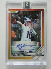2021 Panini Instant NFL Mac Jones Rookie RC Auto Orange Parallel SSP 9/10