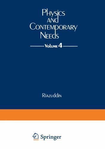 Physics and Contemporary Needs : Volume 4 by Riazuddin (2012, Trade ...