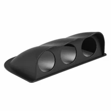 2'' 52mm Car Triple Dash Gauge Meter Pod 3 Hole Dashboard Mount Holder Pod Black