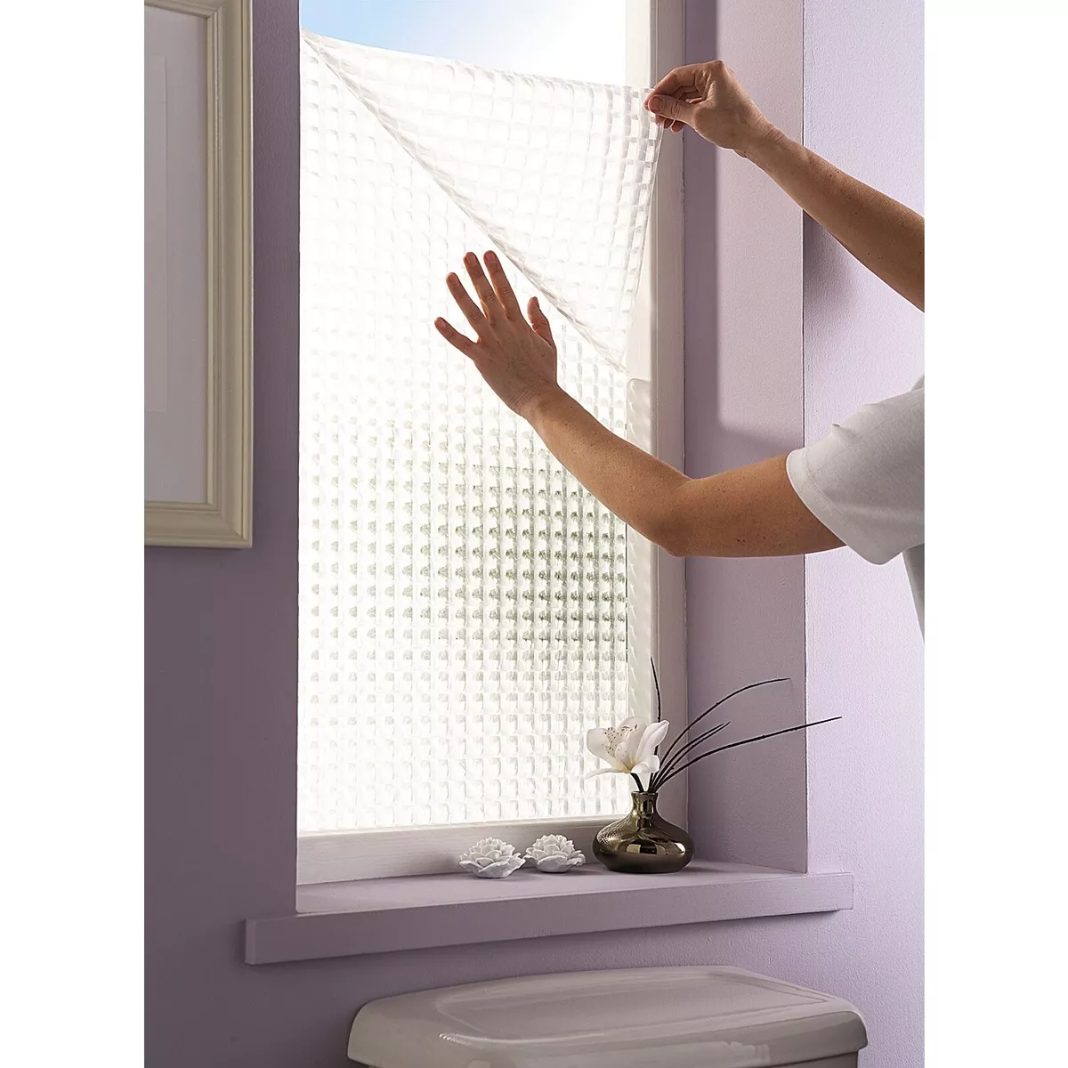 Bathroom window 2024 privacy film